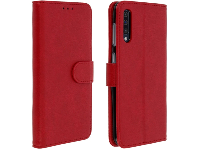 Funda Samsung Galaxy A50 AVIZAR Book Rojo