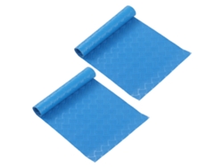 Juego De 2 Alfombrillas Antideslizantes De Goma Para Escaleras De Piscina, 60x24x0,1 Cm, Protección Del Suelo.