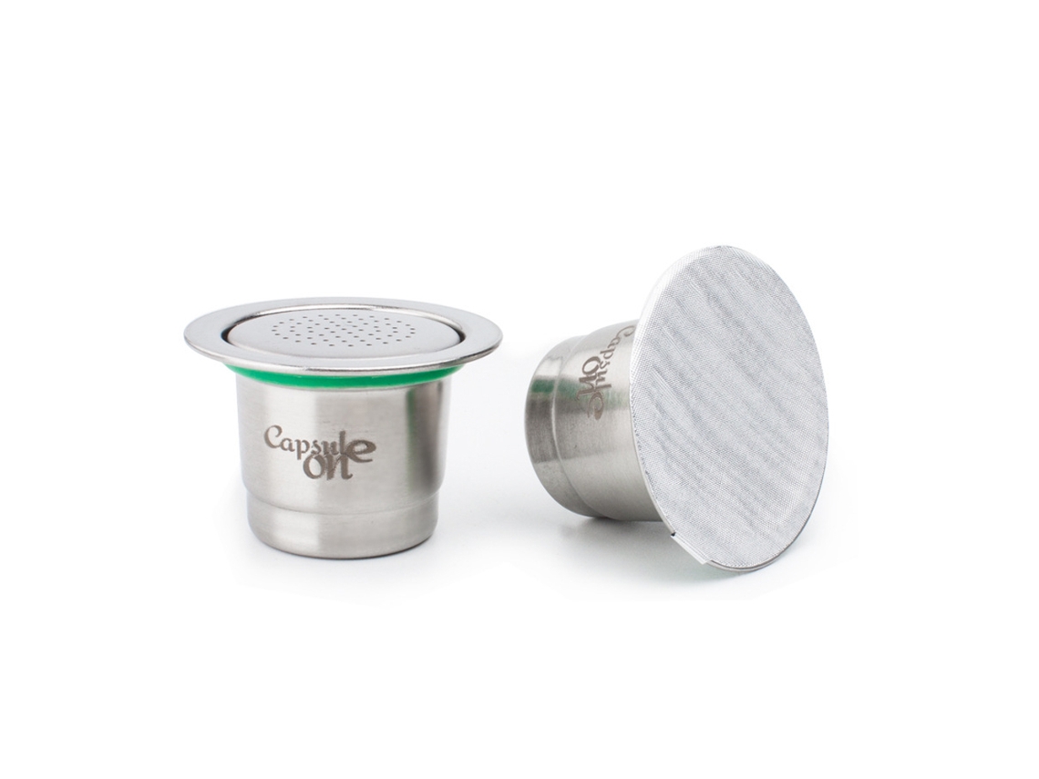 Cápsulas de café recargables de acero inoxidable reutilizables compatibles con Nespresso