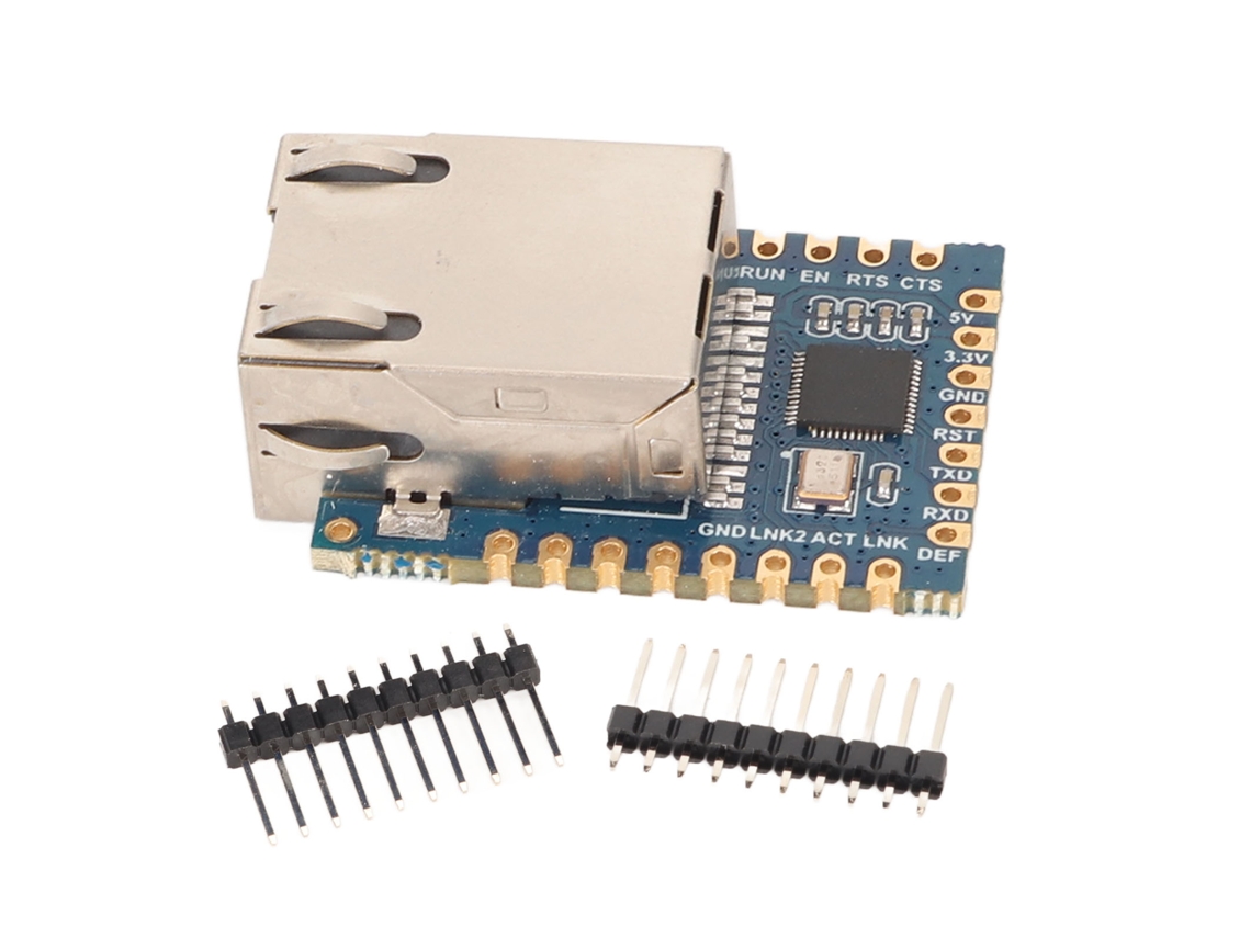 Módulo Mini UART TTL a Ethernet compatible con IP TCP UDP HTTP DHCP DNS integrado