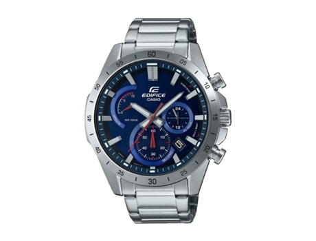 Reloj CASIO EDIFICE Hombre (Acero - Plateado)