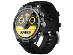 Reloj inteligente Bestvite con llamadas Bluetooth, múltiples esferas, modos multideportivos y estilos de interfaz de usuario, negro