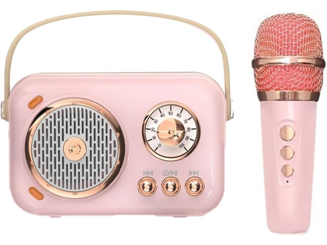 Altavoz Bluetooth Sin Funciones De Seguridad Infantil, Con Micrófono Portátil Y Caja De Altavoz.