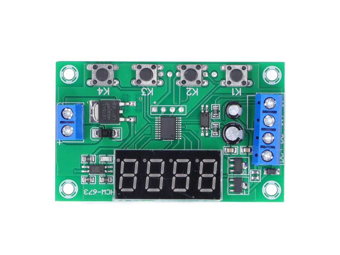 Módulo De Relé Con Temporizador Ajustable De 7-24 V, Control Mos, Alta Frecuencia Y Estabilidad.