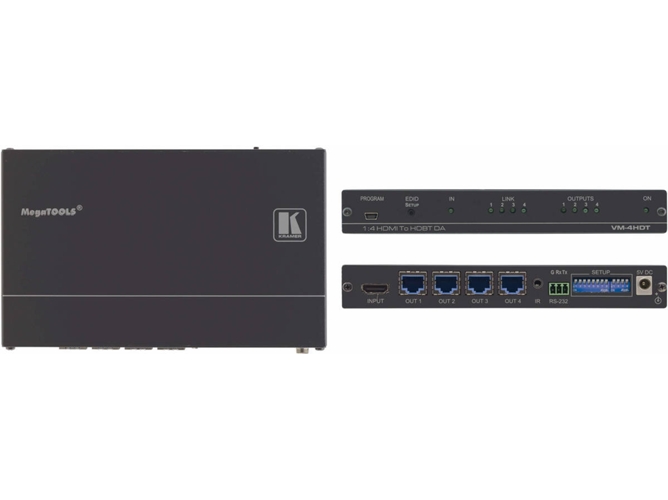 Distribuidor de video KRAMER ELECTRONICS VM-4HDT