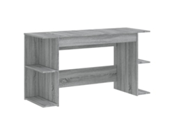 Maison Exclusive - Escritorio Madera De Ingeniería Gris Sonoma 140x50x75 Cm