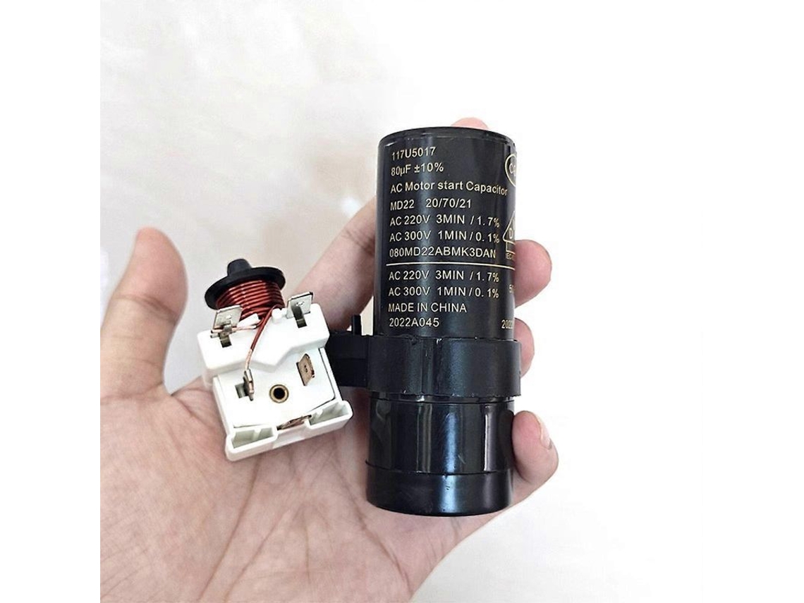 Refrigerador Congelador Compresor Danfoss Sc15 21 Sc18g Condensador De Arranque De Martillo Pesado 117u6019 5017