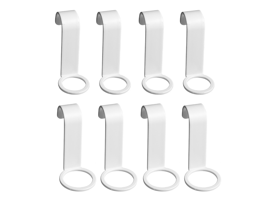 Gancho creativo multiusos resistente para colgar botellas, organizador de champú para baño y cocina.