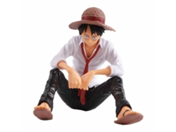 Figura De Acción De Pvc De Luffy, Muñeco Sentado, Decoración De Anime Para Coche, Dormitorio, Mesita De Noche, 10 Cm