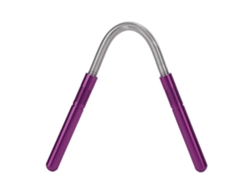 Depilador De Pelo Facial Resorte Acero Inoxidable Morado