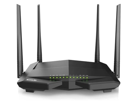 Módem Router Wifi Vdsl-Adsl V12 Inalámbrico Ac1200 De Doble Banda Negro