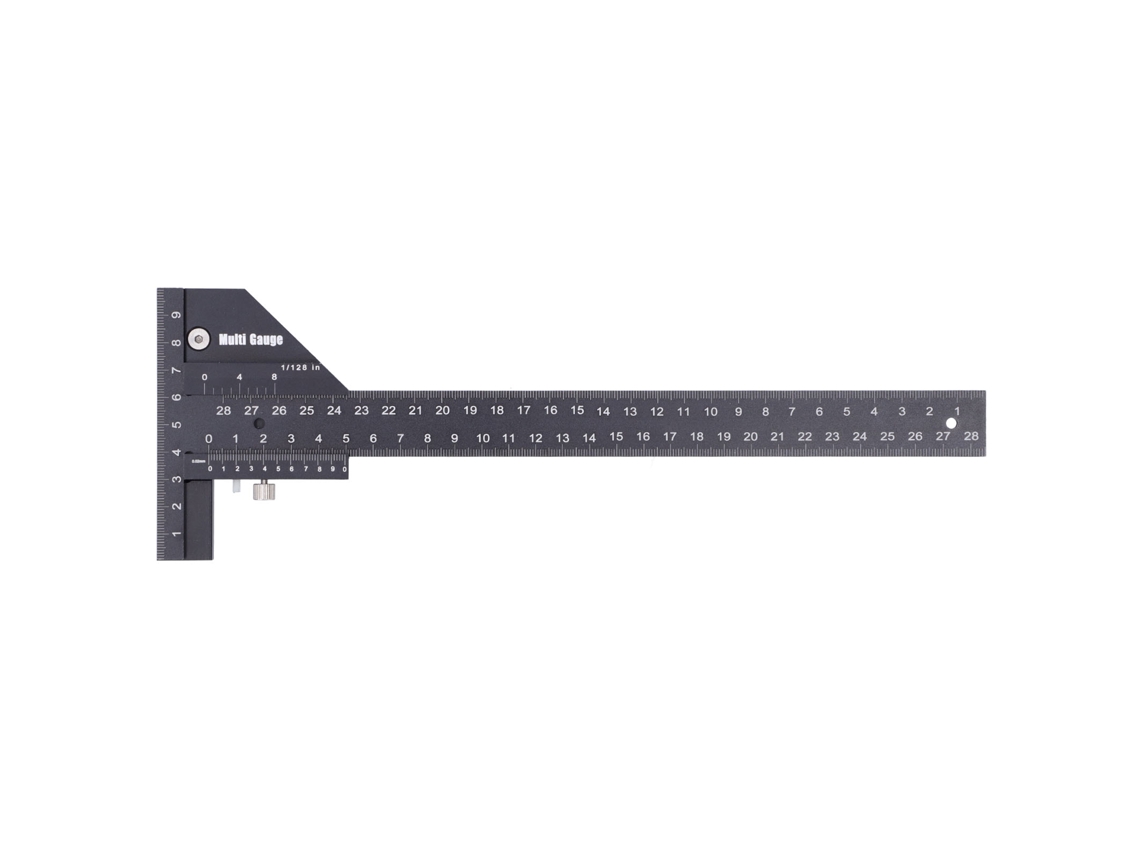 Regla Multifuncional En Forma De T Para Carpintería, Ideal Para Marcar Y Medir, Fabricada En Aleación De Aluminio.