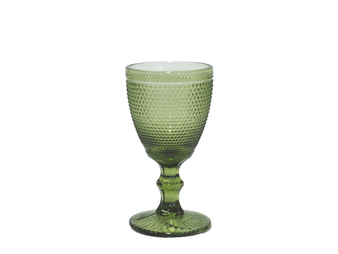Conjunto de 6 Copos de Bolas MSM Verde 230 ml