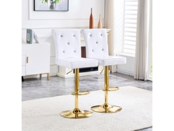 Par De Sillones Vintage En Piel De Cocodrilo Blanca Y Cristal