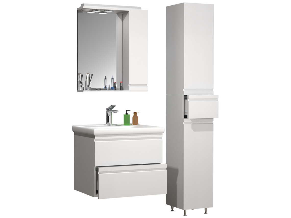 Mueble de lavabo de 4 piezas Silora L Vcm Lavabo