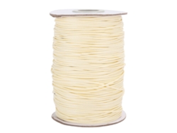 Hilo Encerado De 1 Mm, 160 M, Hilo De Algodón Beige Ecológico Para Manualidades, N.° 35, Para Coser Y Pegar.