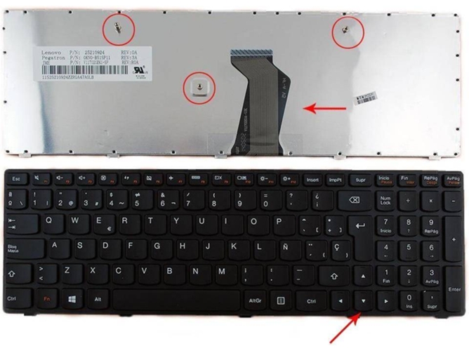 Teclado para Lenovo G500 G505 G510 Negro Marco Negro Win8 Oem