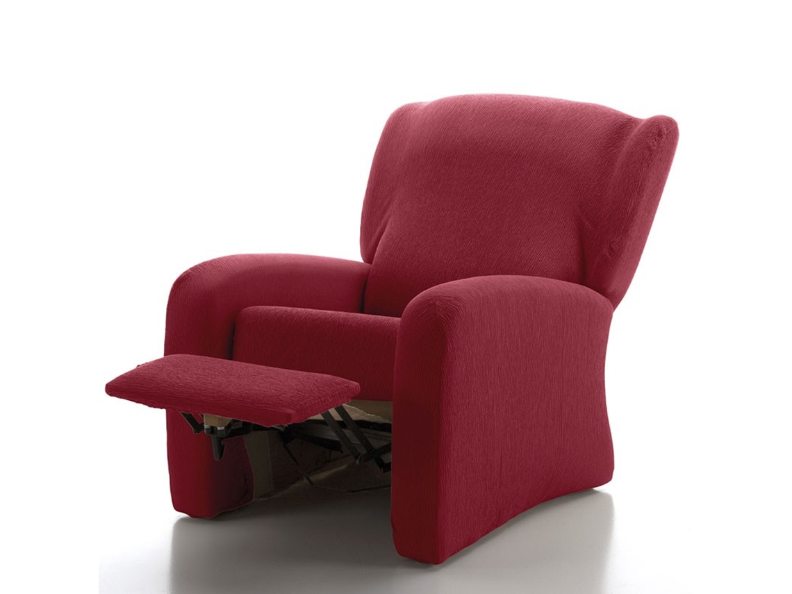 Funda de Sillón DOMAINET Vega (Rojo - Algodón y poliéster - 65-85 cm)