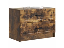 Maison Exclusive - Armario De Noche Con Cajón Roble Ahumado 62 X 34,5 X 44,5 Cm