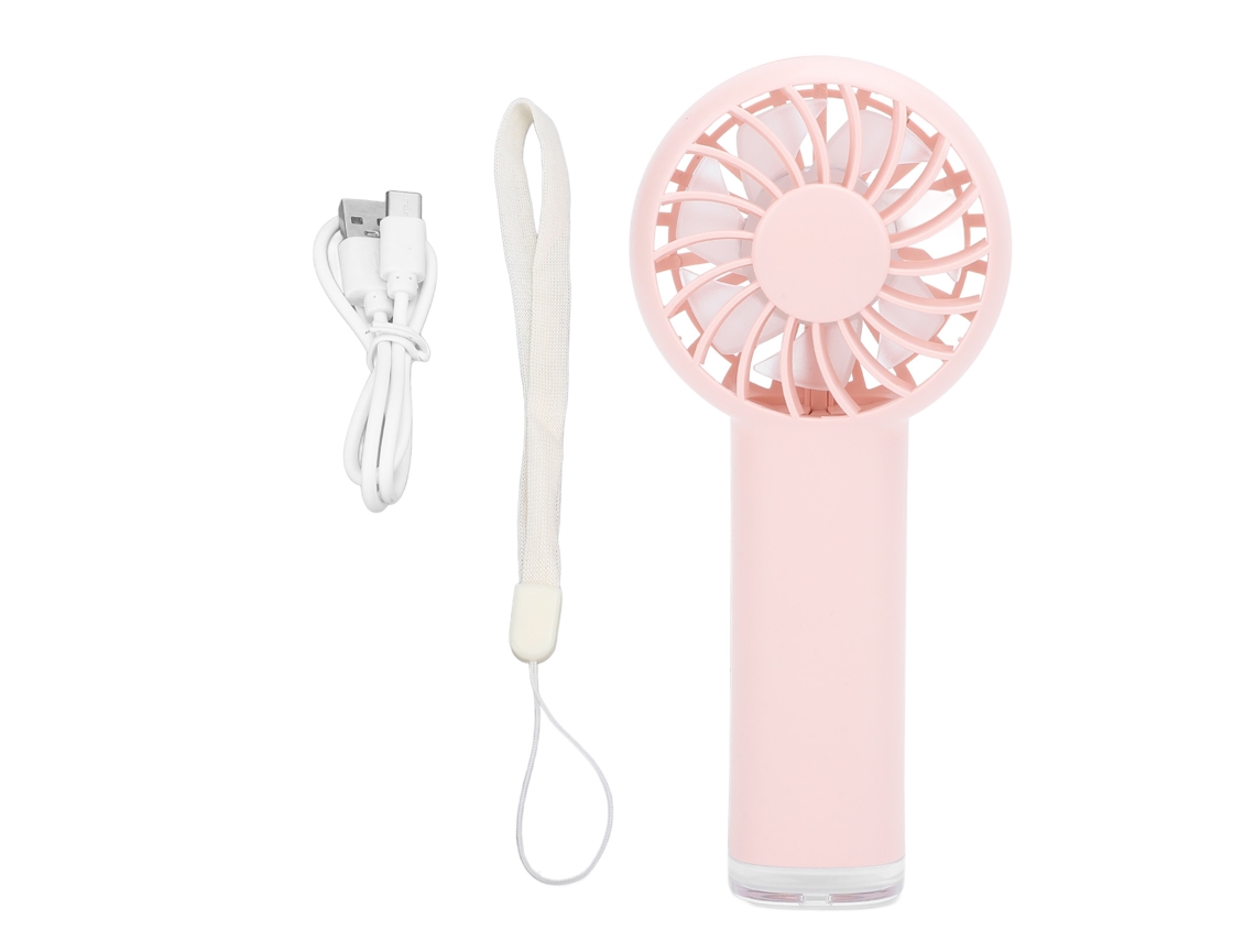 Mini ventilador para pestañas, recargable por USB, multivelocidad, silencioso y portátil.