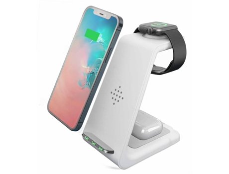 Cargador Inalámbrico CHRONUS WC8161124zx Blanco