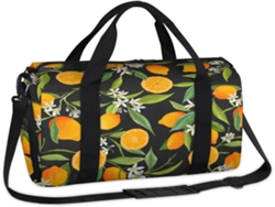 Bolsa Deportiva Informal Estampado Hojas Limón Bolsa Viaje Para Niños Niñas Mujeres Hombres 45 X 21 5 23 Cm