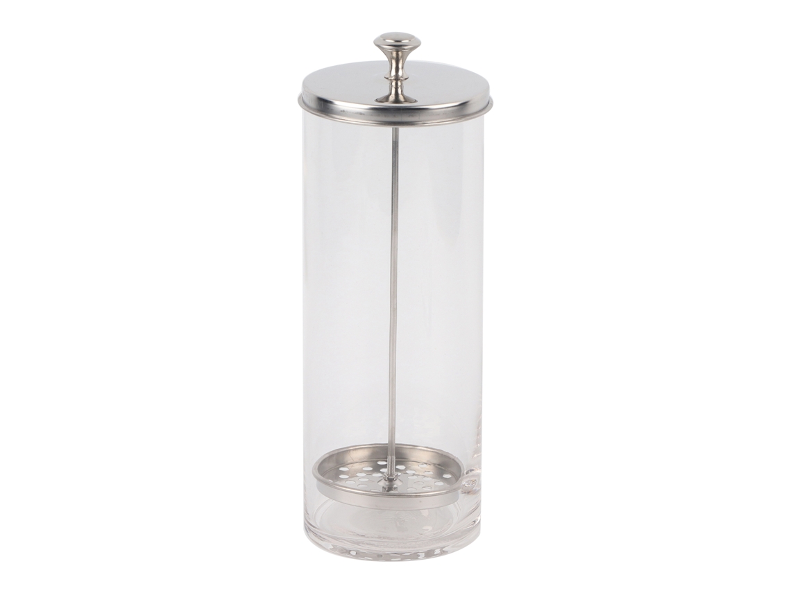 Recipiente De Desinfección De Vidrio Y Acero Inoxidable De 9 Pulgadas Para Herramientas De Manicura, Ideal Para Salones De Belleza.