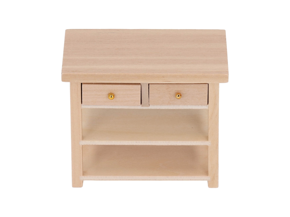 Dan26-armario De Baño En Madera De Abedul Para Casa De Muñecas 1/12, Mueble Miniatura Vintage Exquisito Diy Multifuncional