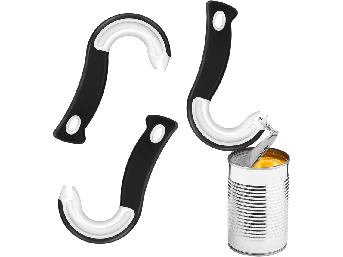 Abrelatas Portátil De 2 Anillos Con Forma De J