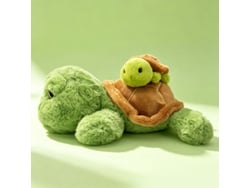 (28 Cm 0,25 Kg) Tartaruga Mãe E Filhote De Pelúcia, Boneco De Companhia, Almofada De Pelúcia