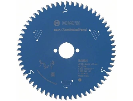 Disco de Sierra Circular BOSCH Expert para Panel Laminado 190x30x2.6 mm - 60