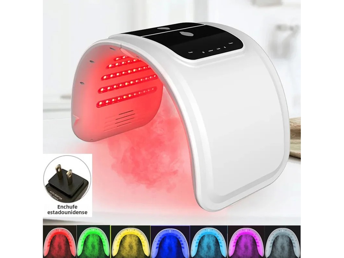 Máscara facial LED 7 en 1, dispositivo de belleza facial de spa, dispositivo de rejuvenecimiento Mdug