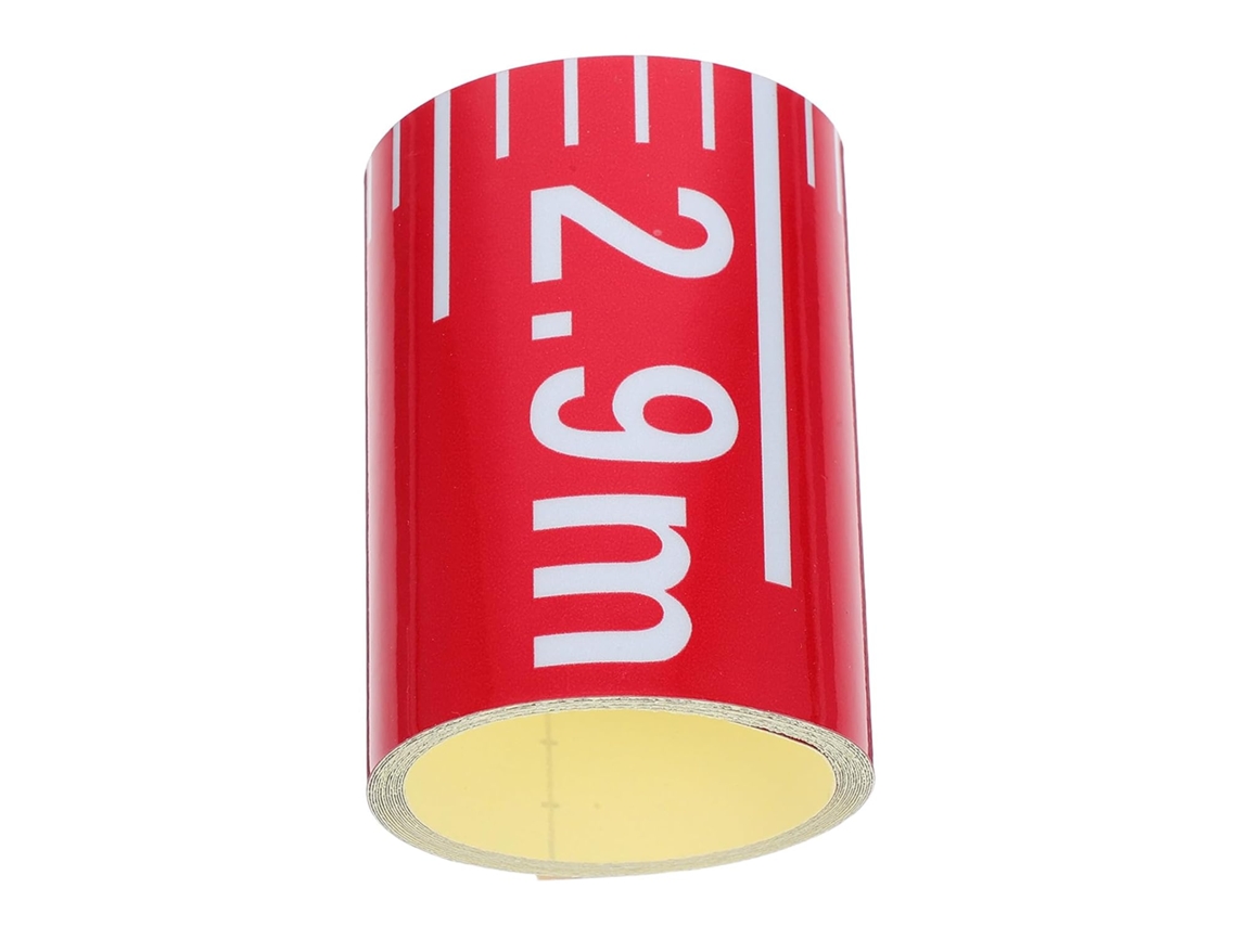 Adhesivo Alipis Rojo Para Medición Del 10 Cm 3 M Robusto Duradero Hecho