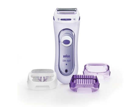 Braun 81653272 Depiladora Púrpura Blanco 4 Cabezales de corte