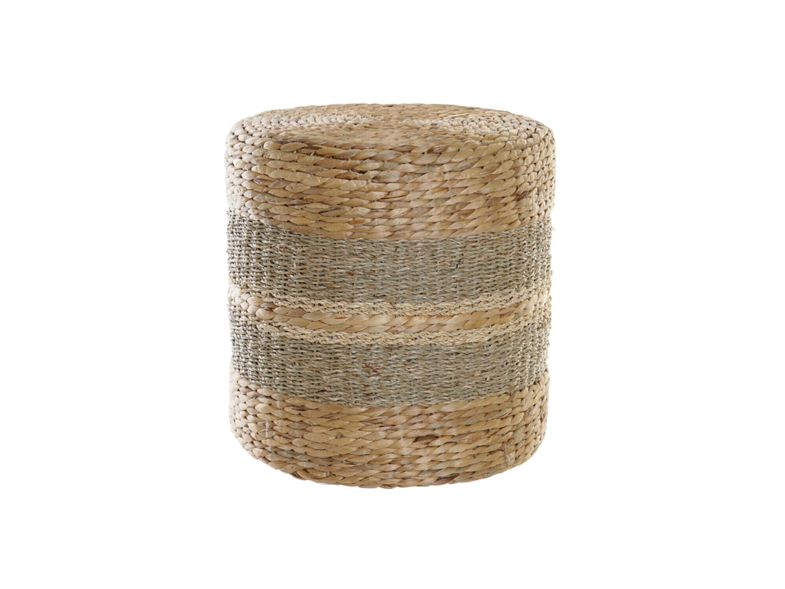 Reposapiés de fibra de junco marino ALEXANDRA HOUSE LIVING (42x42x40cm)