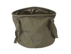 Cubo Plegable De Camping Verde Oliva De 20 Litros, Portátil, Para Pesca Y Viajes, Resistente Al Agua.