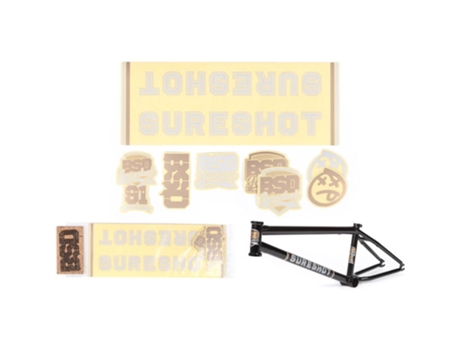 Pacote de Adesivos de Moldura Sureshot 2022 Douradobsd