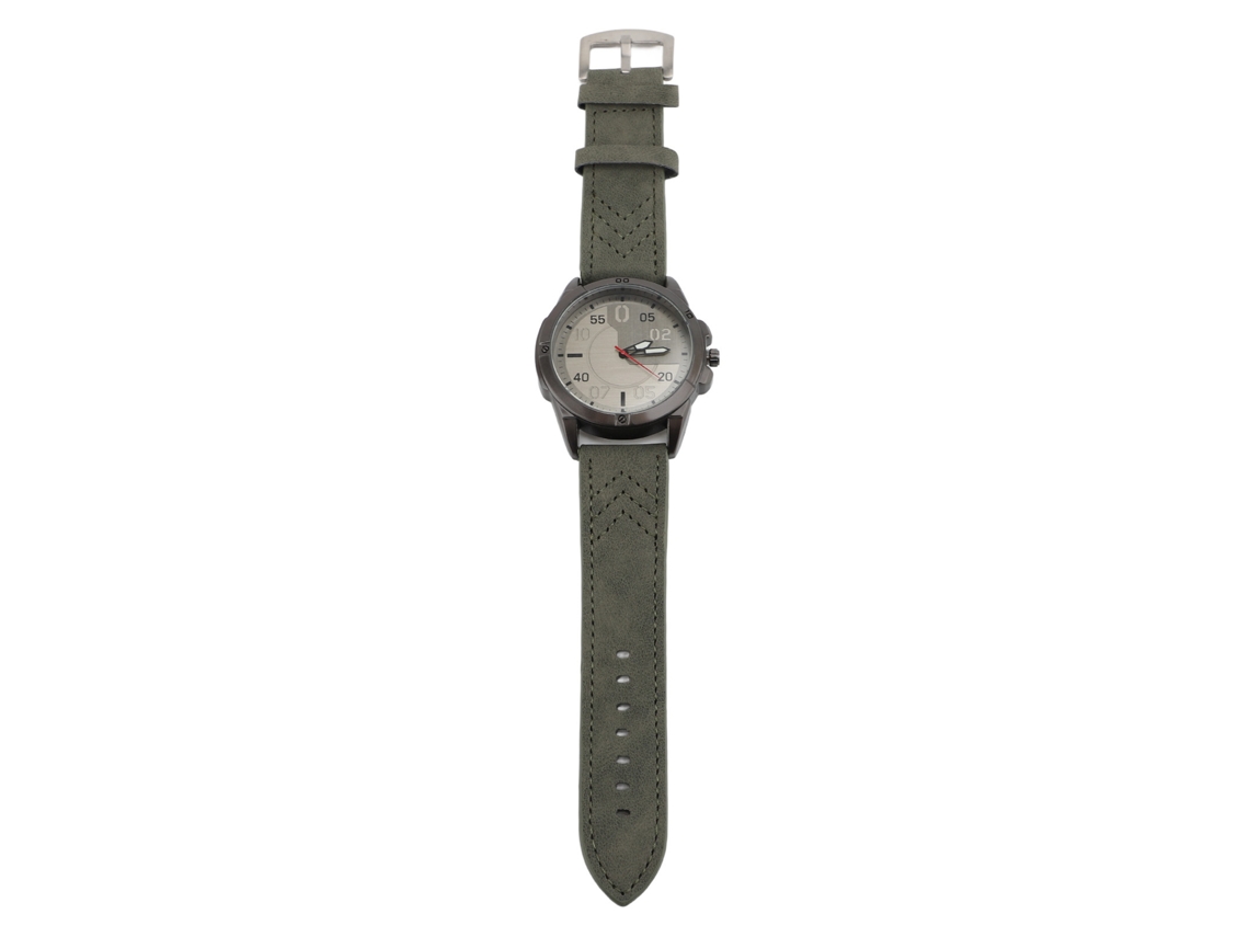 Reloj De Pulsera De Cuarzo Para Hombre Con Correa De Piel Sintética, Sencillo, Rosa T32-a