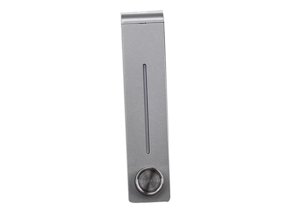 Dispensador de jabón líquido de pared para baño y cocina, manual, gris mate Rosewell