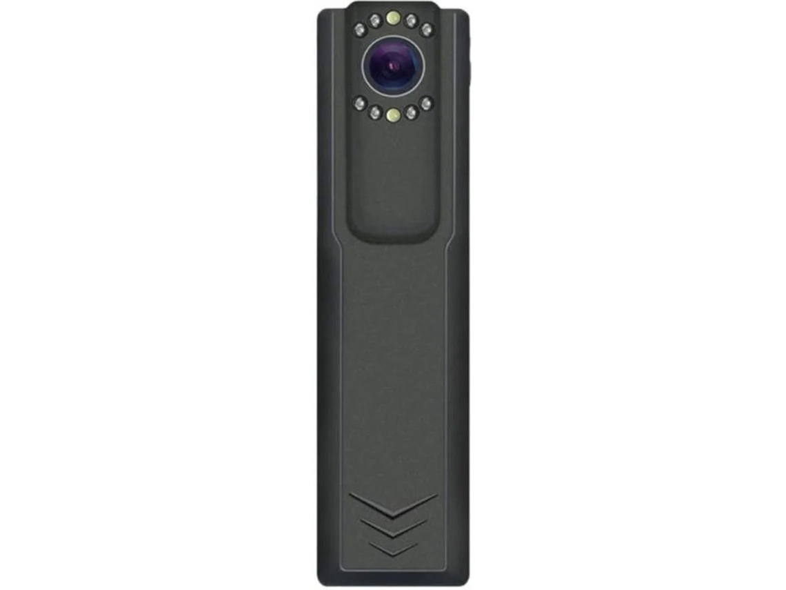 Minicámara grabadora de video, cámara policial portátil con visión nocturna, protege a toda la familia, 128 GB, Yizhood (negra)