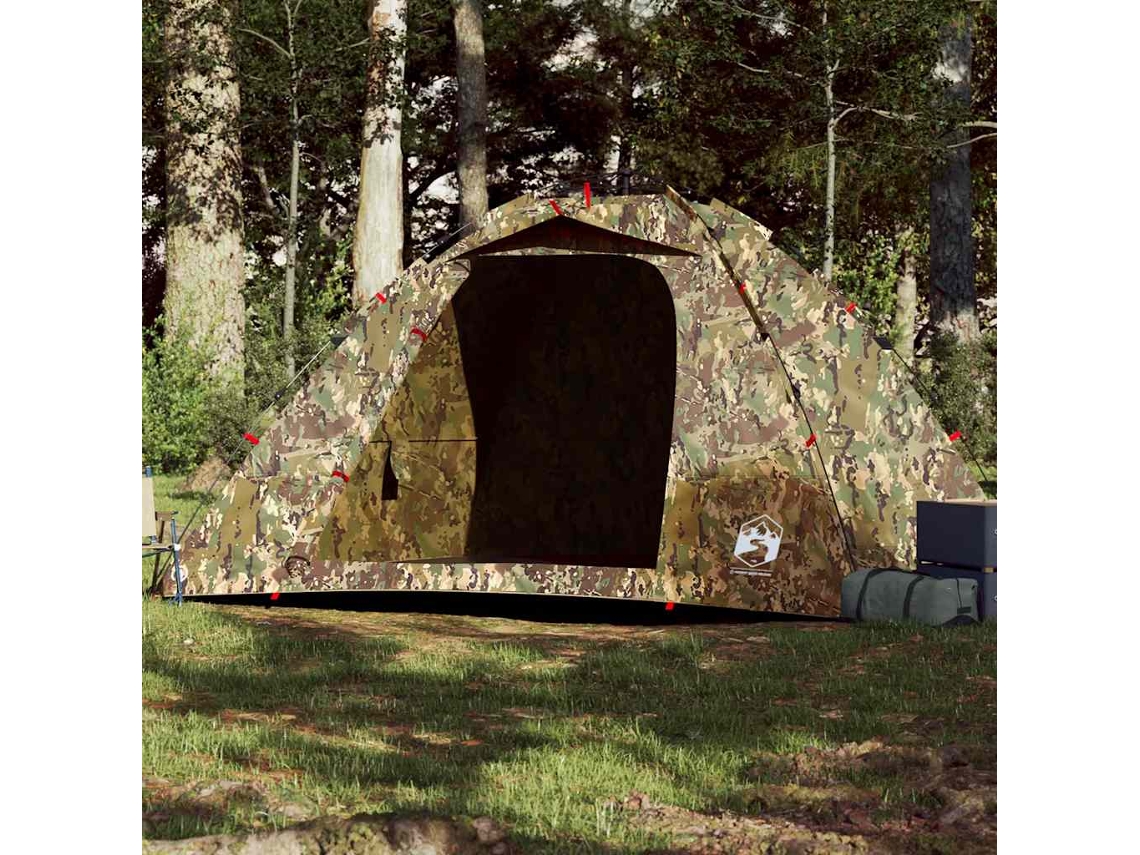 Tienda De Pesca 4 Personas Apertura Rápida Camuflaje