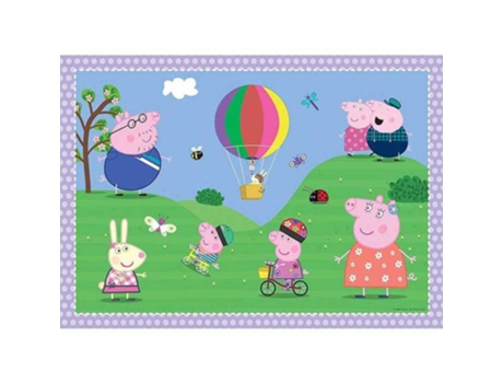 Puzzle 2D RAVENSBURGER Quebra-cabeça em forma peppa pig