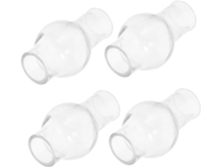 Accesorios Para Lámparas De Aceite Tradicionales, Juego De 6 Pantallas De Vidrio Transparente.