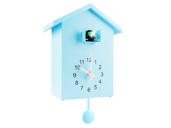 Reloj de pared nórdico con pájaro cucú saliendo de la ventana para marcar la hora Kofihety