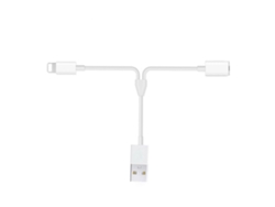 Cable De Carga Usb 2 En 1 Para Ios Pen Y Accesorios Para Iphone Pro, 1 M, Plástico.