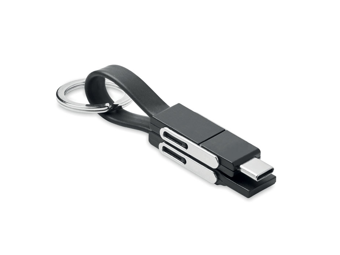 Llavero con cable 4 en 1 MIDOCEAN