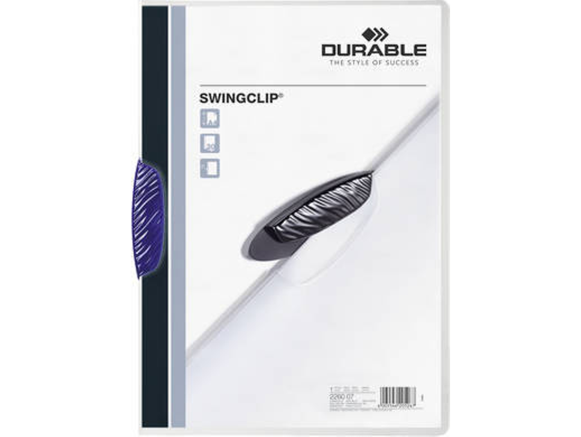 Carpeta DURABLE Swingclip (Azul - Polipropileno - A4)