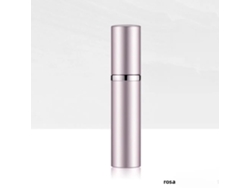 (rosa) Mini Botella De Perfume Portátil Recargable De Aluminio De 5 Ml