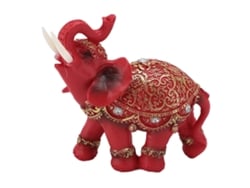 Estatua De Elefante Rojo Feng Shui, Símbolo De Suerte Y Riqueza, Regalo Decorativo Para El Hogar.