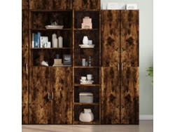 Aparador Alto Madera De Ingeniería Roble Sonoma 45x41x185 Cm